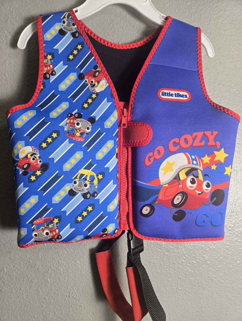 Little Tikes Kids Swim Vest - 'Go Cozy' Zip Front Size 33-55 Pounds